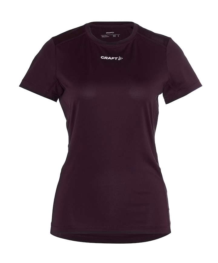 Dames t-shirt bordeaux