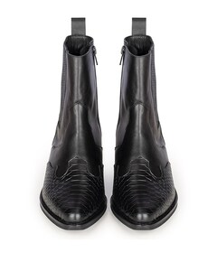 Tartor dames enkellaarzen zwart