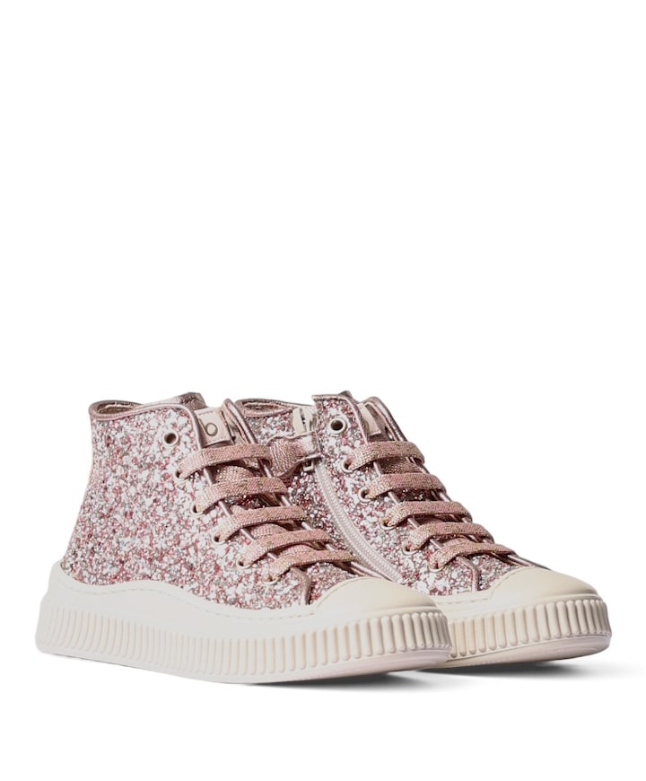 meisjes veterschoenen roze