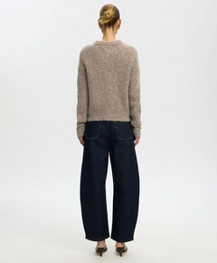 Dames vest grijs