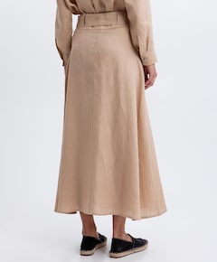 Dames rok beige