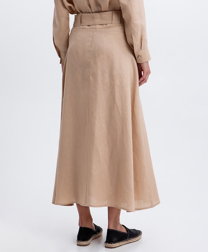 Dames rok beige
