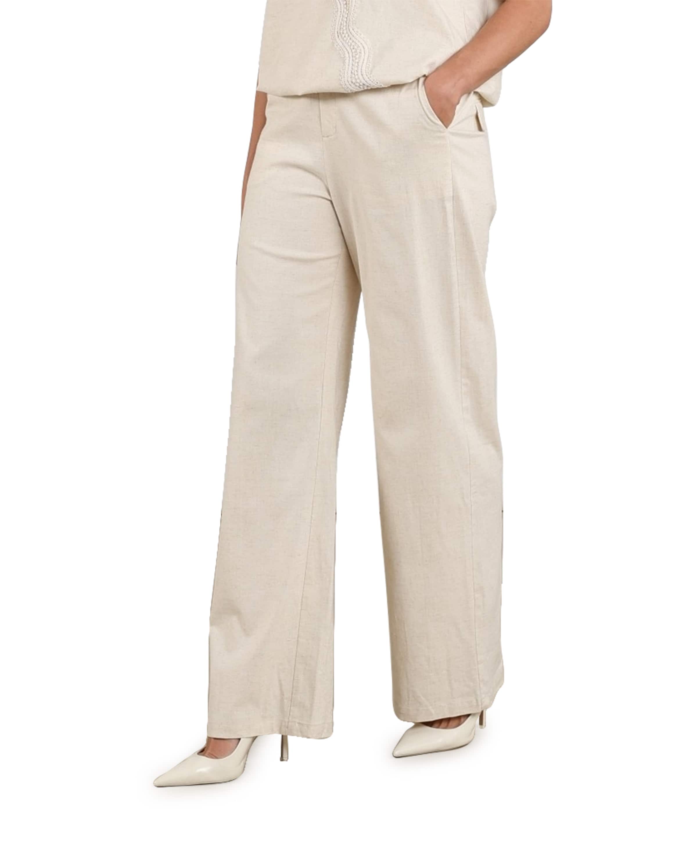 Eline dames broek beige