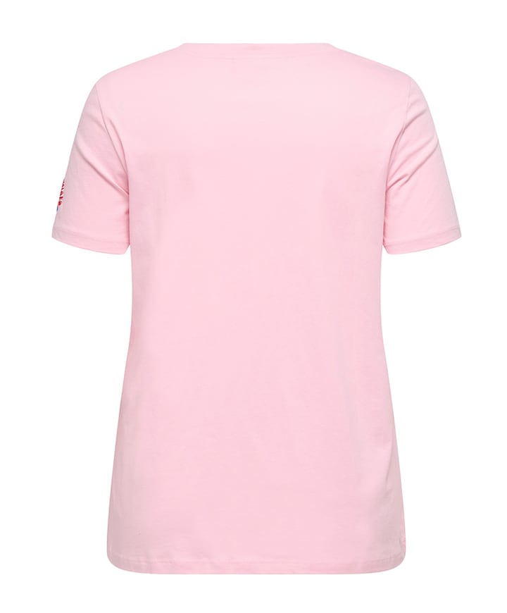 Dames T-shirt roze