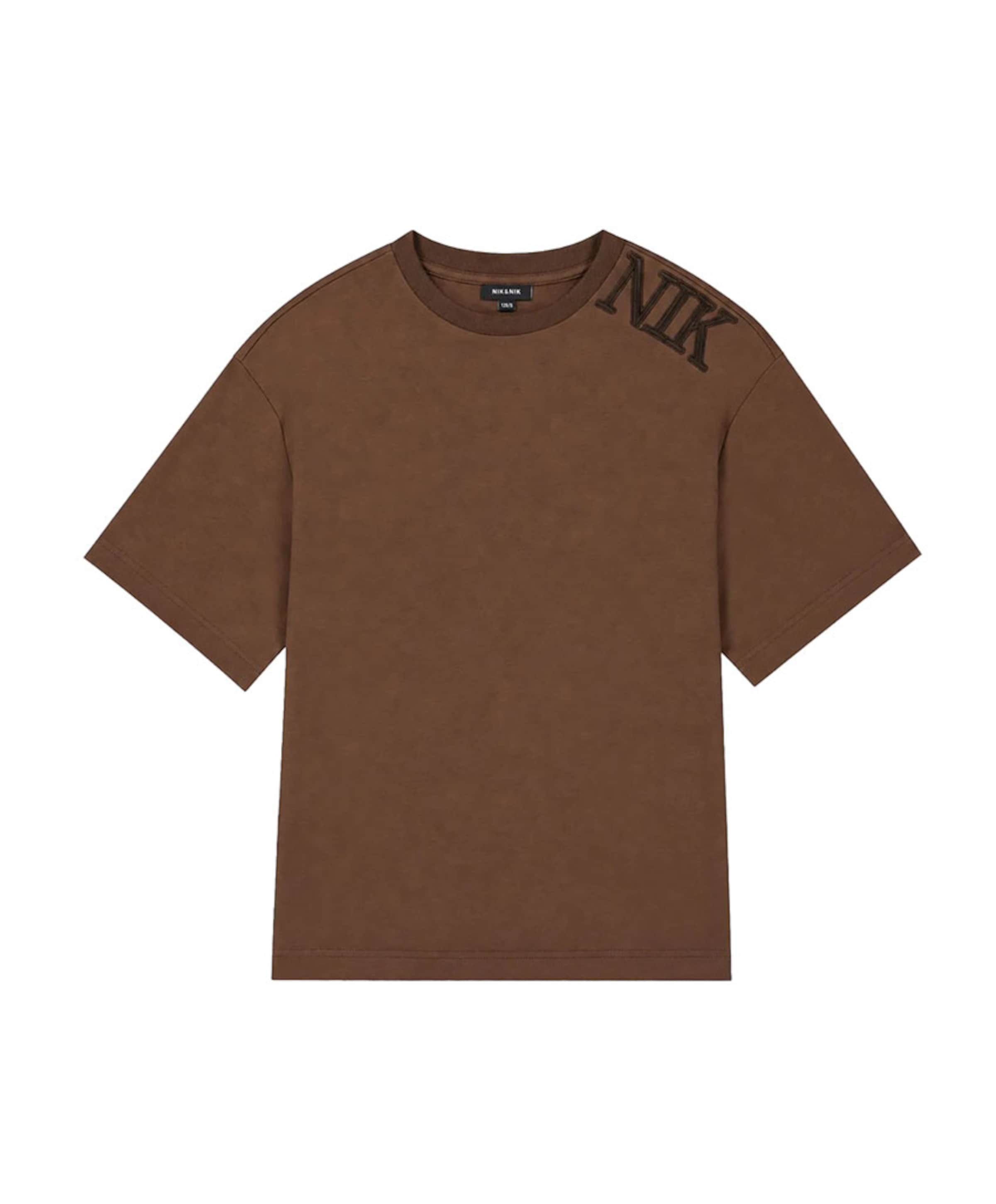 Meisjes T-shirt bruin