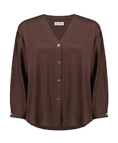 Dames blouse bruin