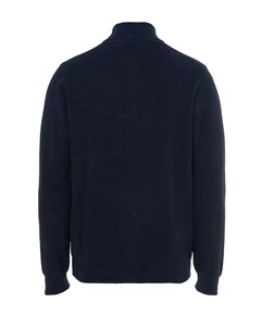 Heren trui met rits blauw