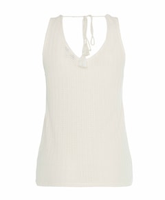 Dames top ecru