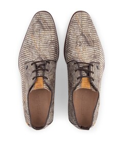 Greg Marble heren veterschoenen beige