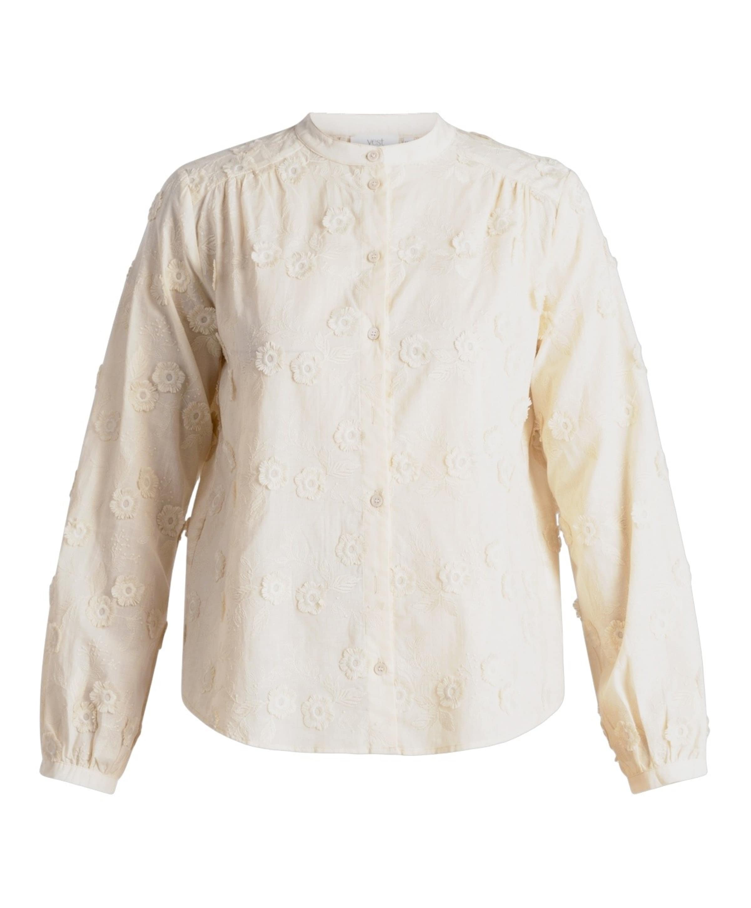 Dames blouse beige