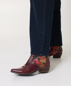 dames westernlaarzen bordeaux