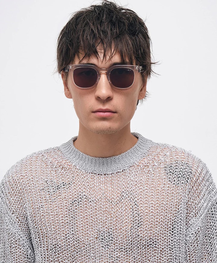 Heren zonnebril beige