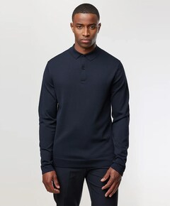 Heren polo blauw