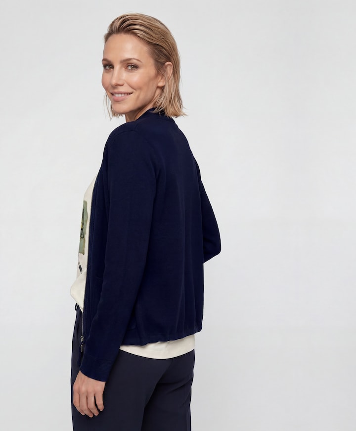 Dames vest blauw