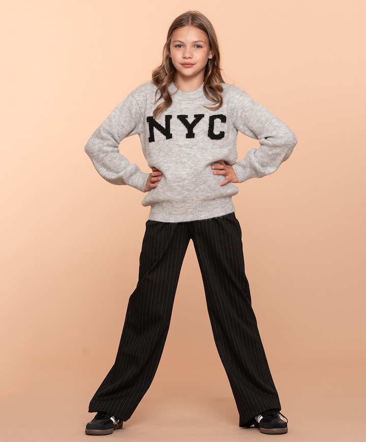 Meisjes trui grijs