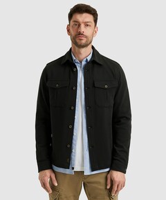 Heren overhemd lange mouw blauw