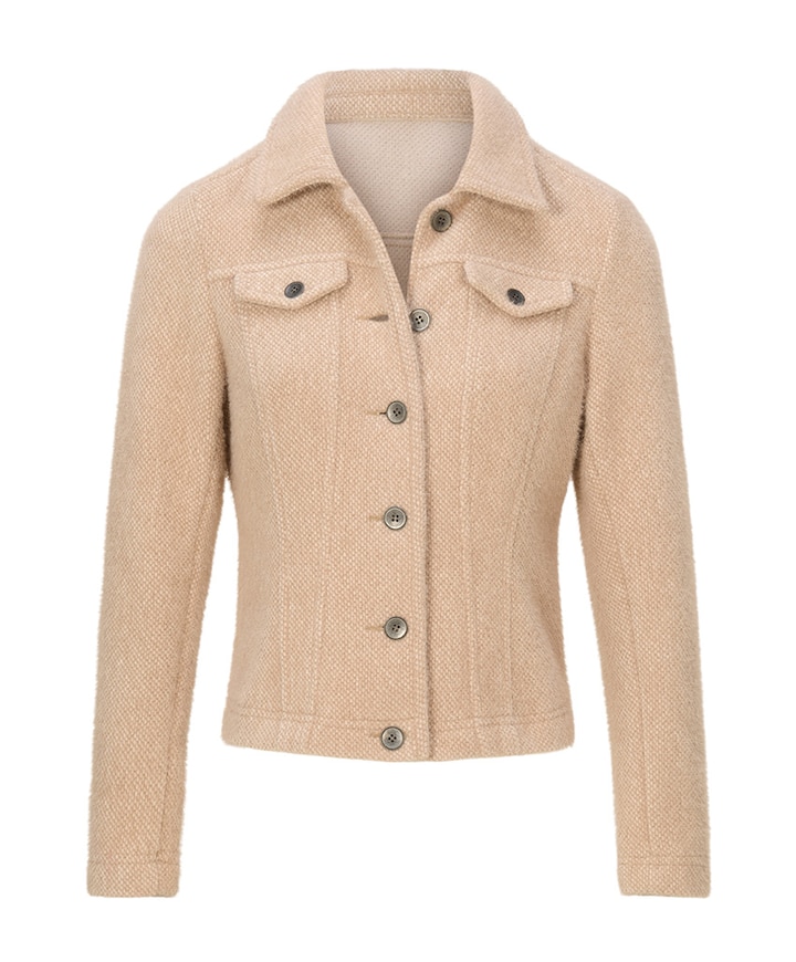 Dames jas beige