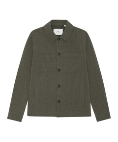 Heren overshirt beige
