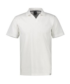 Heren polo ecru