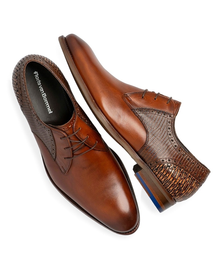 heren veterschoenen bruin