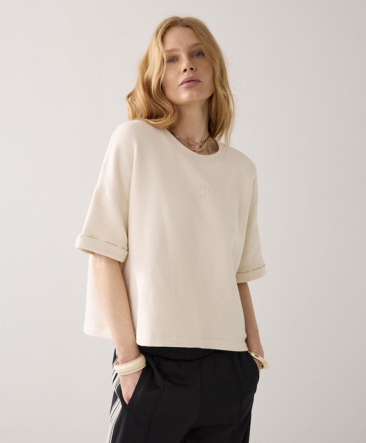 Dames T-shirt ecru
