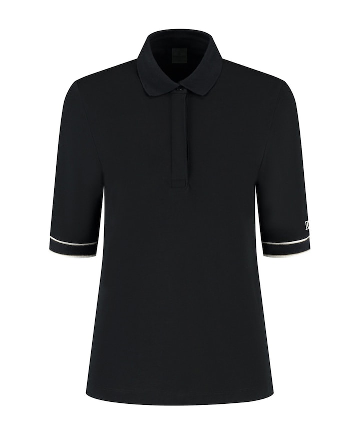 Dames polo zwart