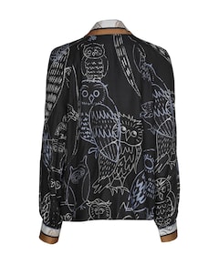 Dames blouse blauw