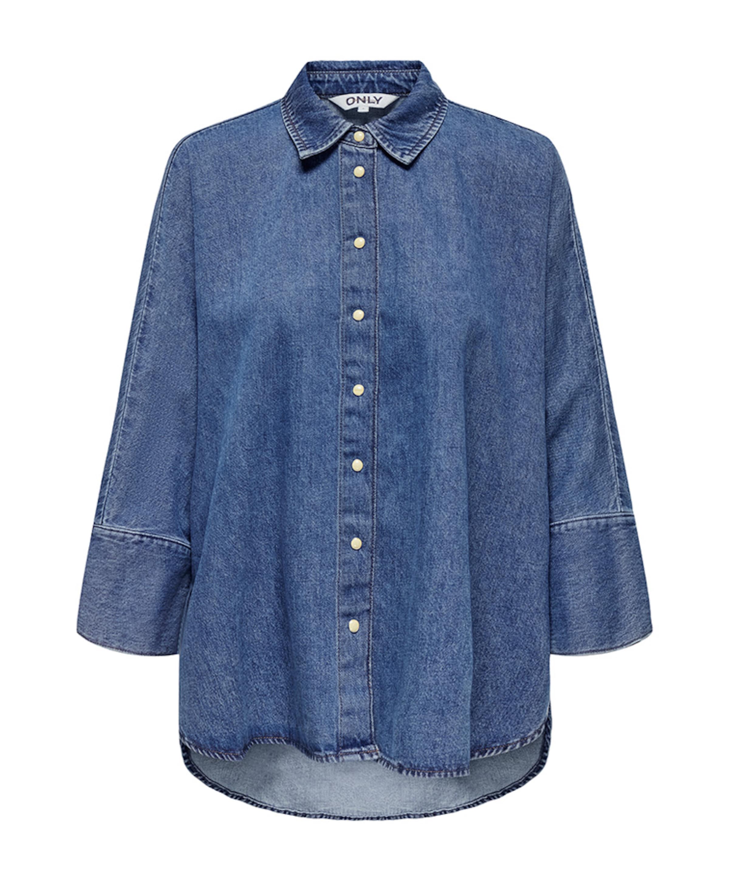 Dames blouse blauw