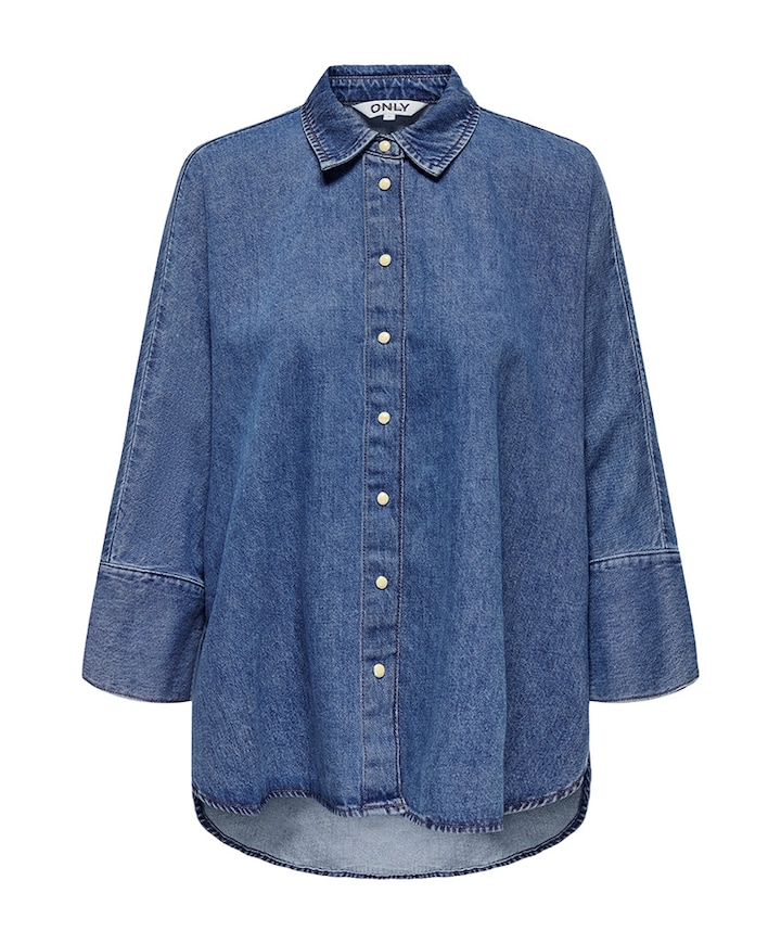 Dames blouse blauw