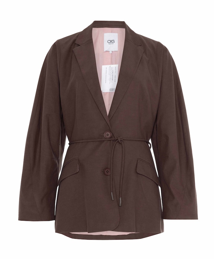 Dames blazer bruin