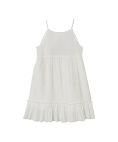 Meisjes jurk ecru