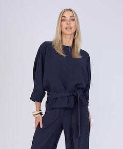 Dames blouse blauw