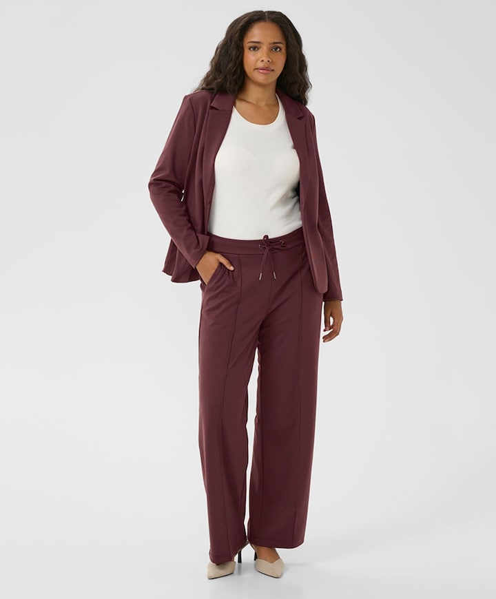 KCjenna Straight dames broek paars