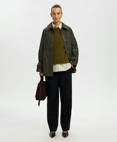 Dames jas groen