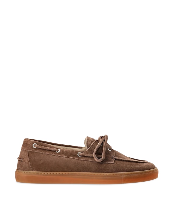 heren moccasins bruin