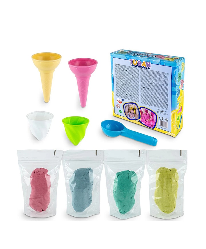 Fluffy sand ice cream shop