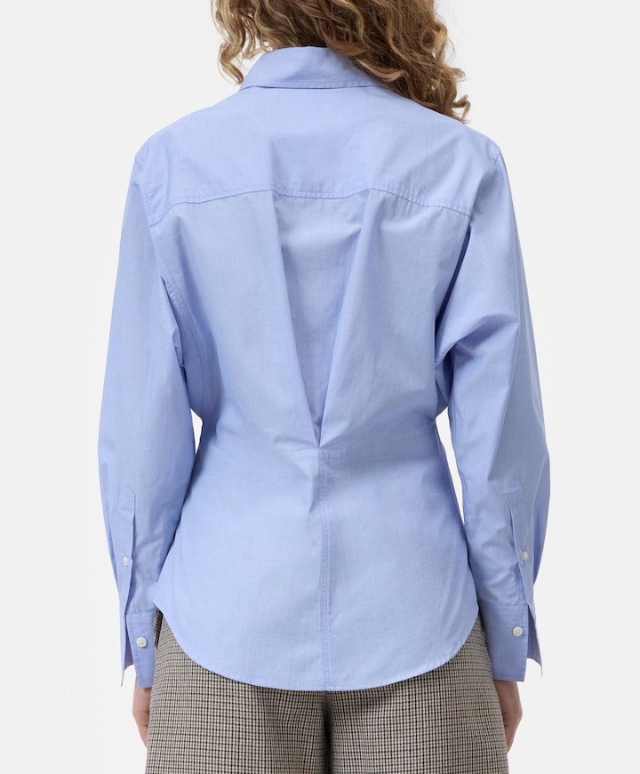 Dames blouse blauw