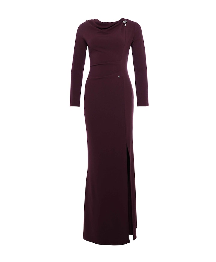 Dames jurk bordeaux