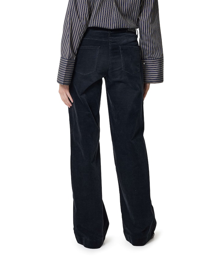 WIDE dames pantalon grijs