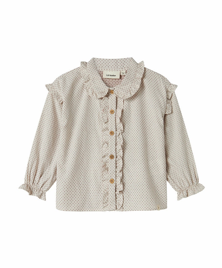 Blouse lange mouw ecru