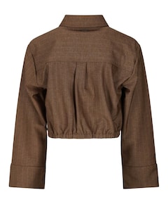 Meisjes vest bruin