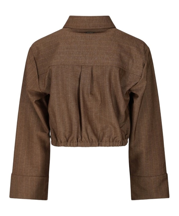 Meisjes vest bruin