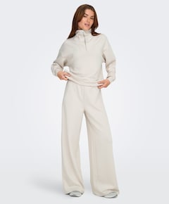 ONPLOUNGE LIFE HW WIDE SWT PNT NOOS broek beige