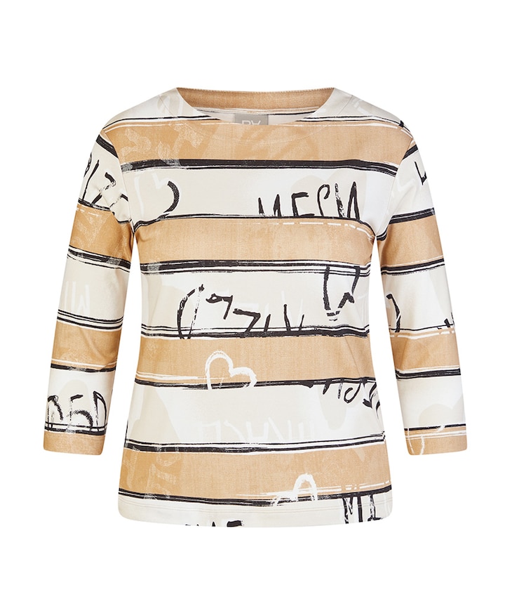 Dames longsleeve beige