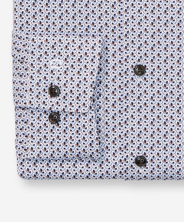 Overhemd lange mouw blauw