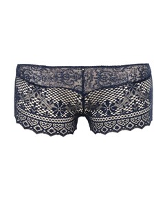 Dames short blauw