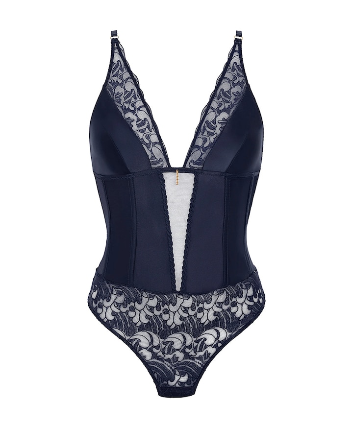 Dames body blauw