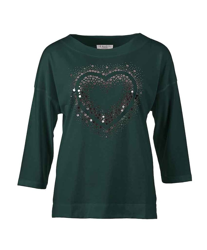 Dames longsleeve groen