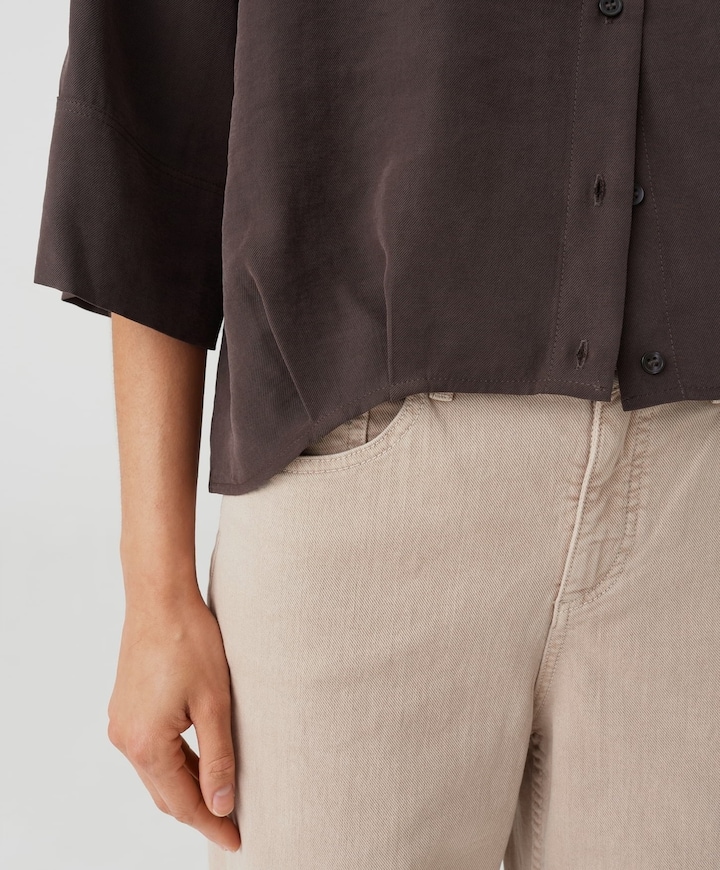Dames blouse bruin