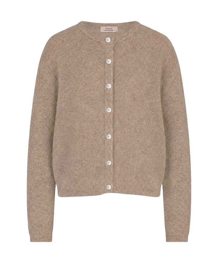 Dames vest beige